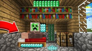 В ЭТИХ МЕСТАХ ЖИТЕЛИ ПРЯЧУТ АЛМАЗЫ И ИЗУМРУДЫ В МАЙНКРАФТ | Риколит Minecraft