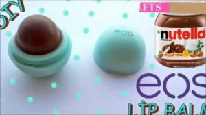 БАЛЬЗАМ ДЛЯ ГУБ EOS С НУТЕЛЛОЙ своими руками
