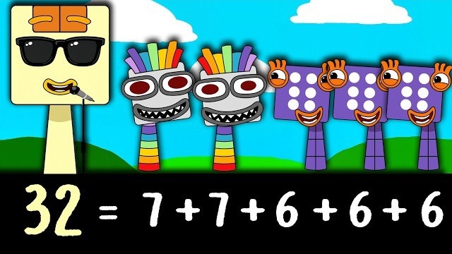 Incredibox Sprunki OC: ТРИДЦАТЬ ДВА, но со знанием математики и алфавита смотреть онлайн