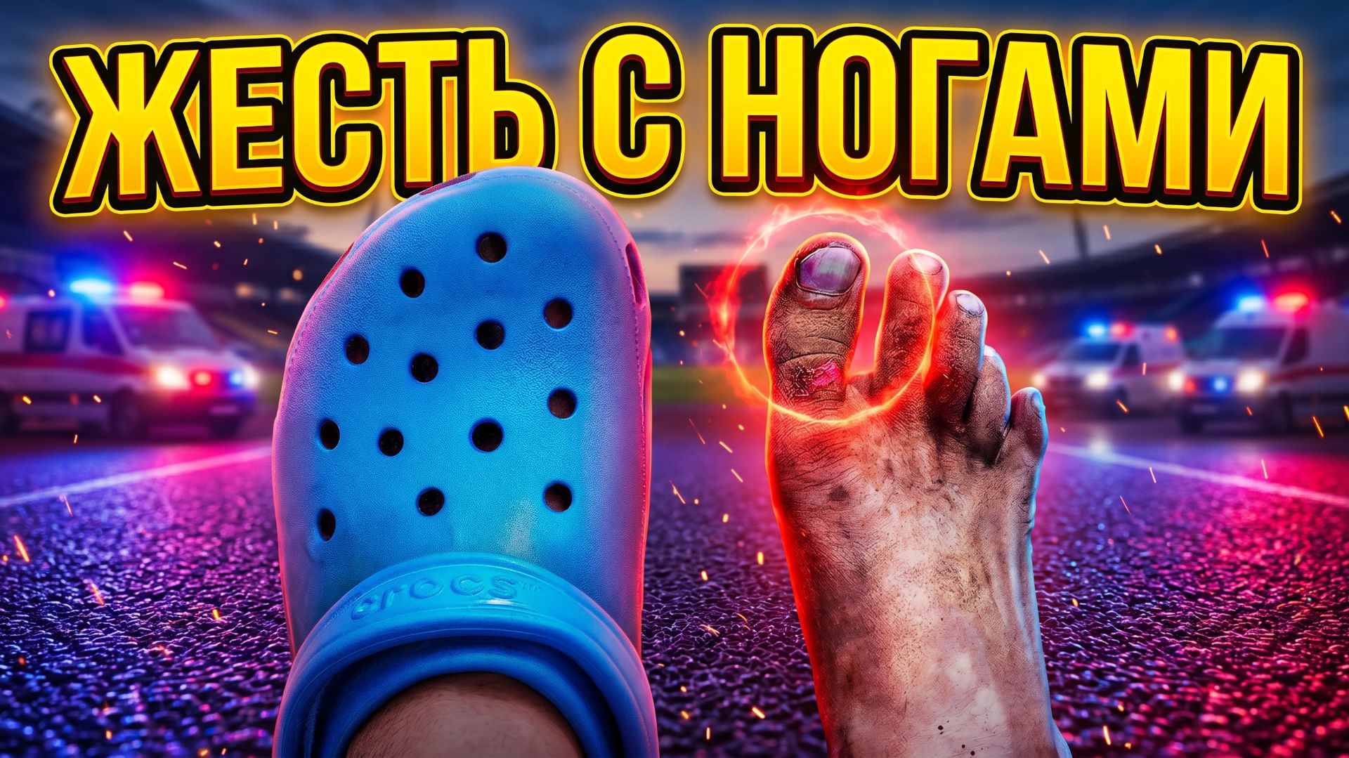 Пробежал Марафон в Крокс — Меня Поймали и Вот Что Стало с Моими Ногами…