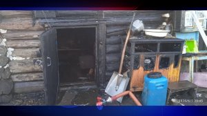 Замыкание проводки привело к пожару