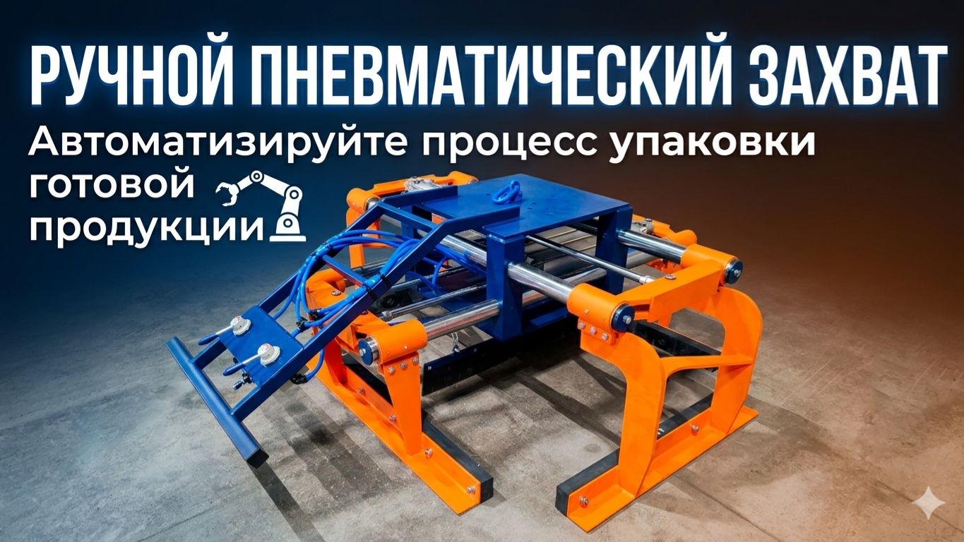 Пневматический пакетировщик/захват для вибропресса