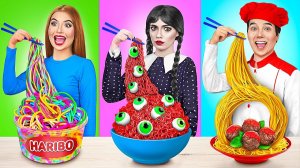 Кулинарный Челлендж# Уэнсдей Против Бабушки # Съедобная Битва