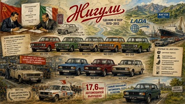 История автомобиля Жигули