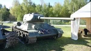 Танк Т-34-85, фестиваль «Моторы Войны», 11 августа 2022