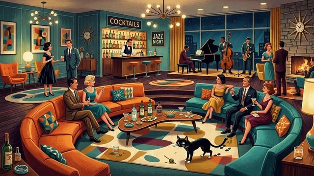 Vibraphone Jazz ｜ 1950s Cocktail Lounge ｜ 60 Minutes of Sunken Living Room Vibes