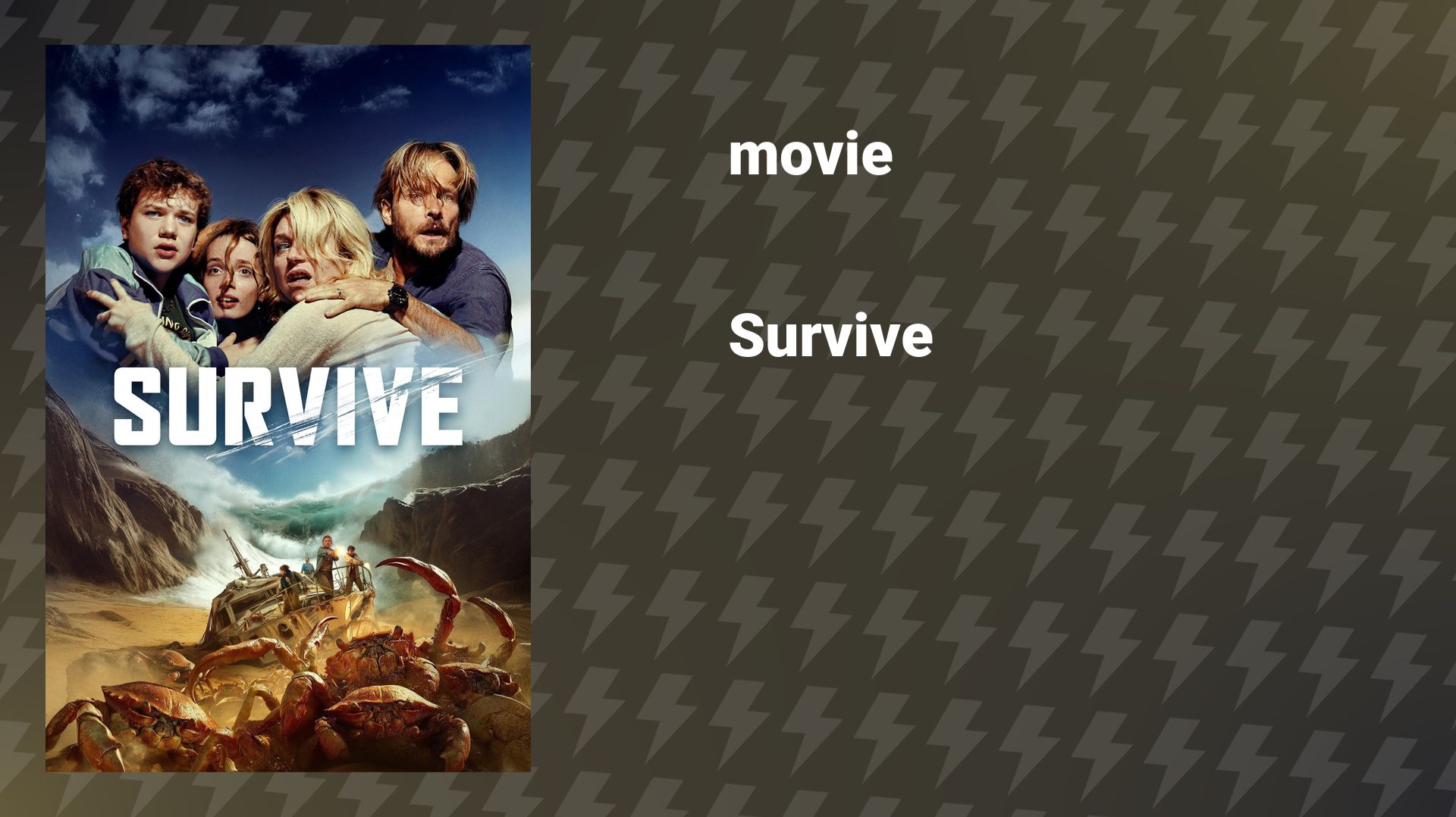 Survive (movie, 2024) смотреть онлайн