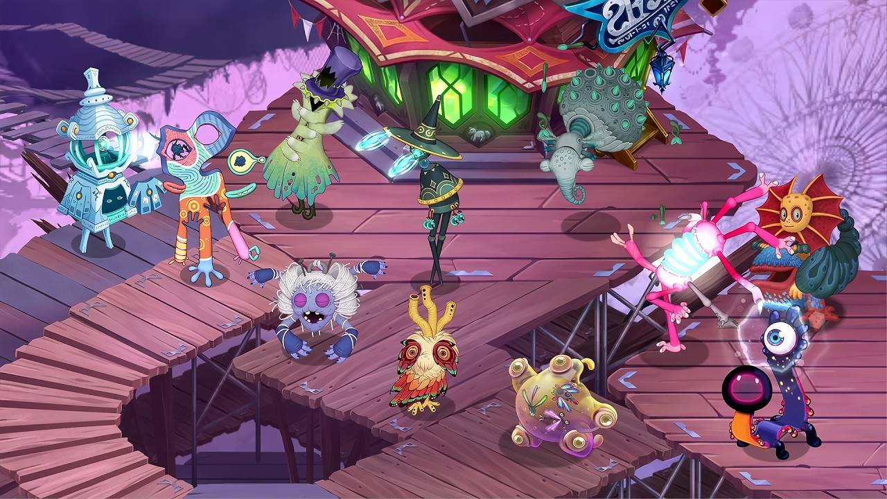 Мажорный Паранормальный Карнавал - Полная Песня Волна 5 (My Singing Monsters, Мои Поющие Монстры) смотреть онлайн