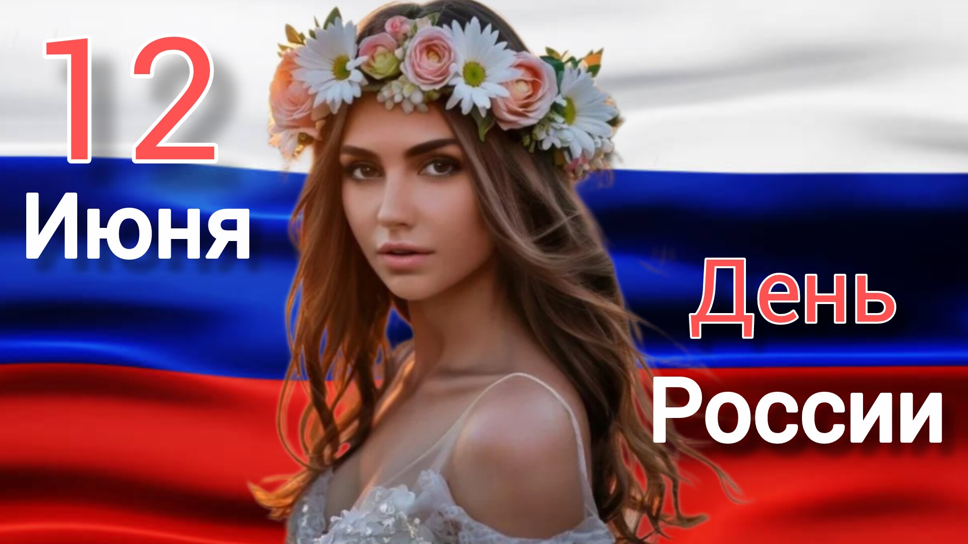 С Днём России! 12 Июня - День России! Красивое Поздравление с Праздником! смотреть онлайн
