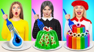Кулинарный Челлендж# Уэнсдей Против Бабушки # Съедобная Битва