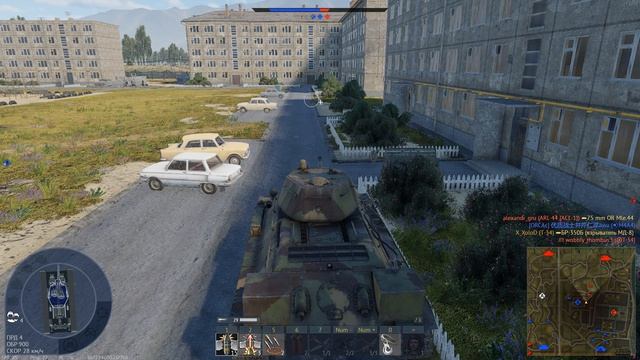 War Thunder.Техника СССР БР 4.0. Вырвали победу на последней минуте! смотреть онлайн