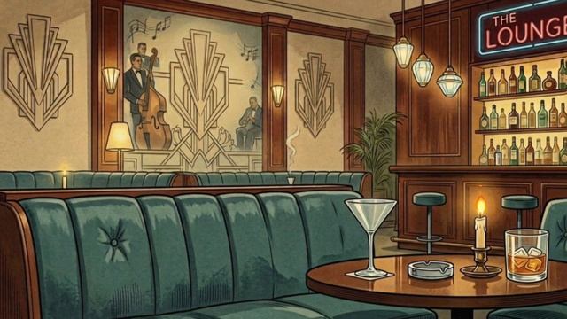 Late Night Jazz Lounge – The 1940s Rainy Evening Mix
