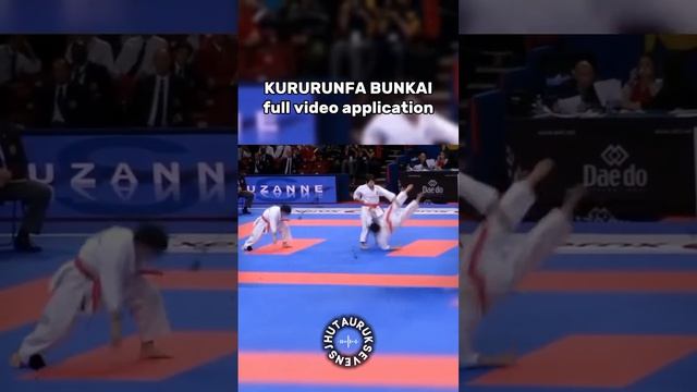 бункай ката курурунфу. bunkai kata Kururunfu.