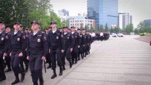 В КРАСНОЯРСКЕ В ПРЕДДВЕРИИ ДНЯ РОССИИ ПРОШЁЛ ЕДИНЫЙ РАЗВОД ПОЛИЦИИ