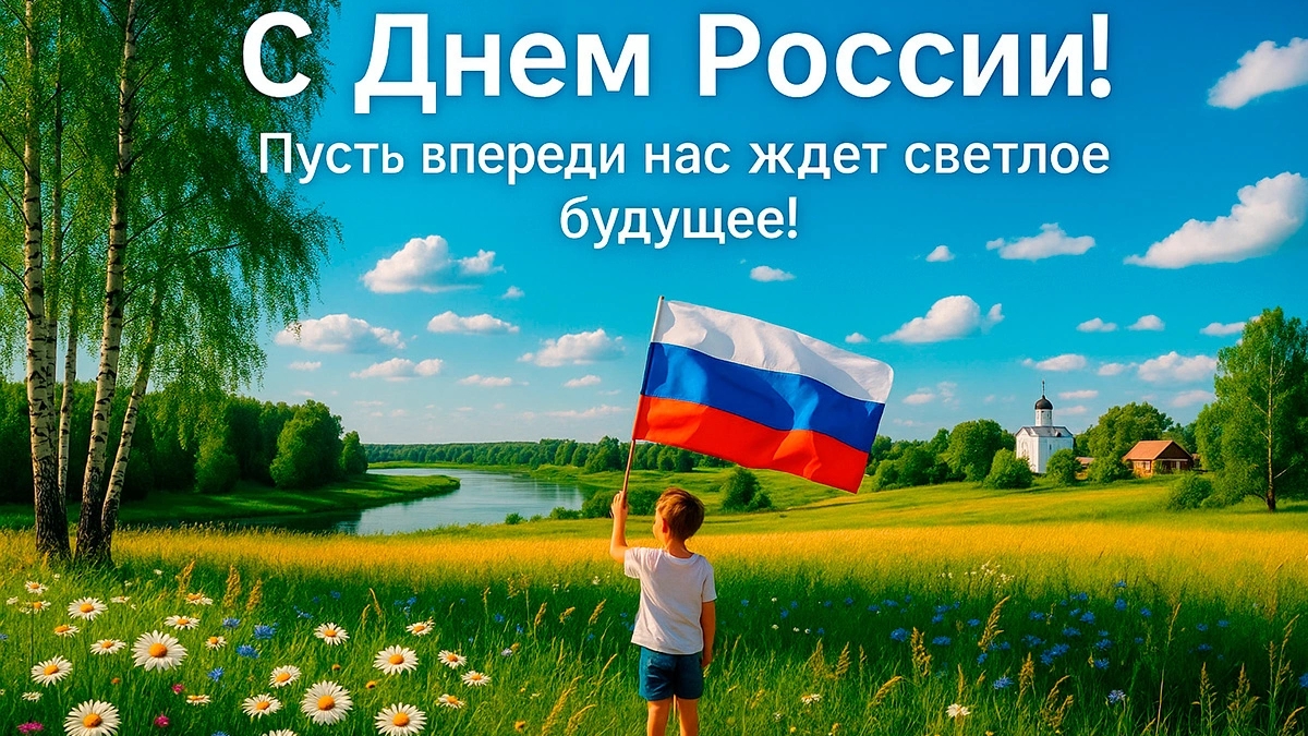 Россия -гордость и единство. С праздником. Шикарная музыкальная открытка.