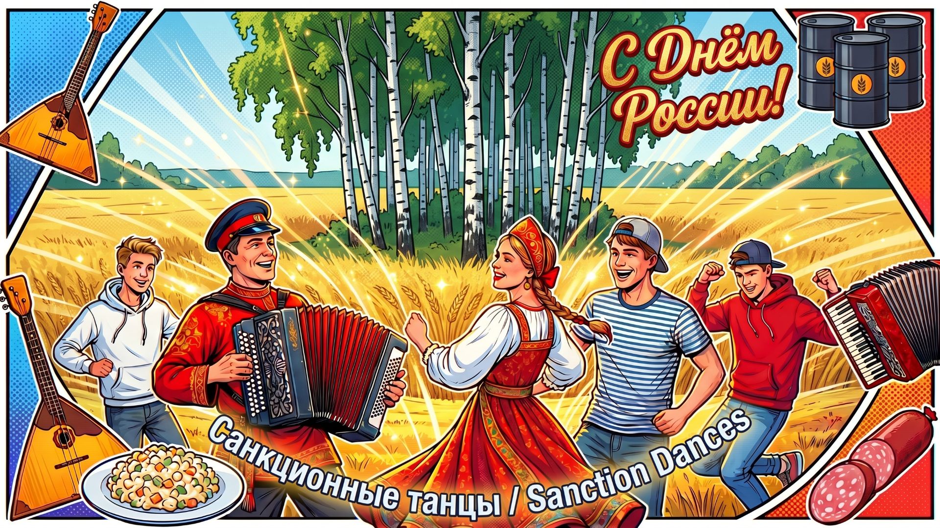 «Санкционные танцы / Sanction Dances»: премьера (ко Дню России) смотреть онлайн