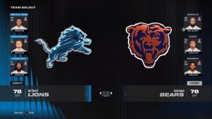 NFL. «Chicago Bears»-«Detroit Lions». Madden NFL 25