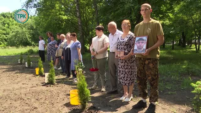 В 12 школе появилась Аллея памяти смотреть онлайн