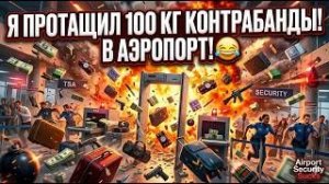 Я ПРОТАЩИЛ 100 КГ КОНТРАБАНДЫ В АЭРОПОРТ! 😂 Игра Airport Security Sucks