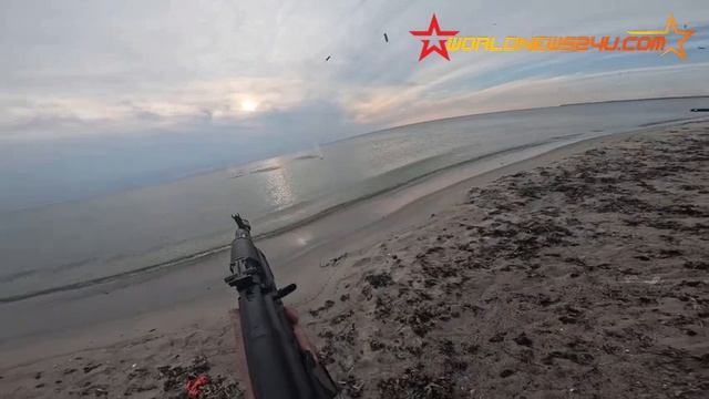 At a combat training range in the Kaliningrad Region, Russian servicemen from the Baltic Fleet's смотреть онлайн
