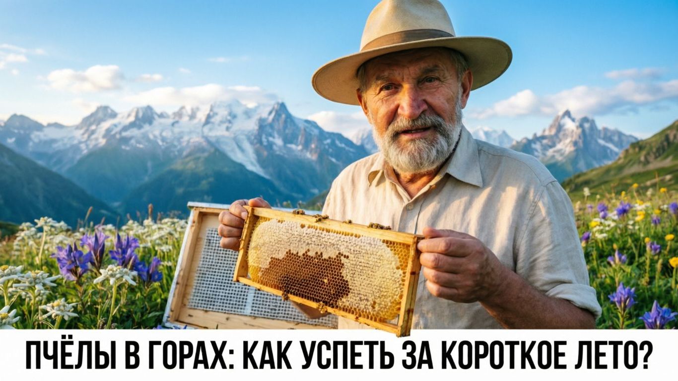 Как готовить пчёл к короткому взятку в горах? Высокогорье: сроки и методы | Профессор Кашковский ⛰️