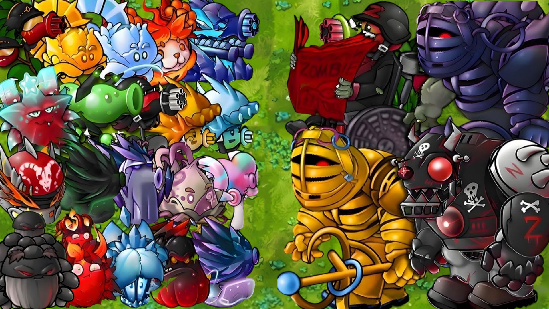 Растения против Зомби PVZ Fusion Plants vs Zombies ПвЗ битва прохождение топ смотреть онлайн
