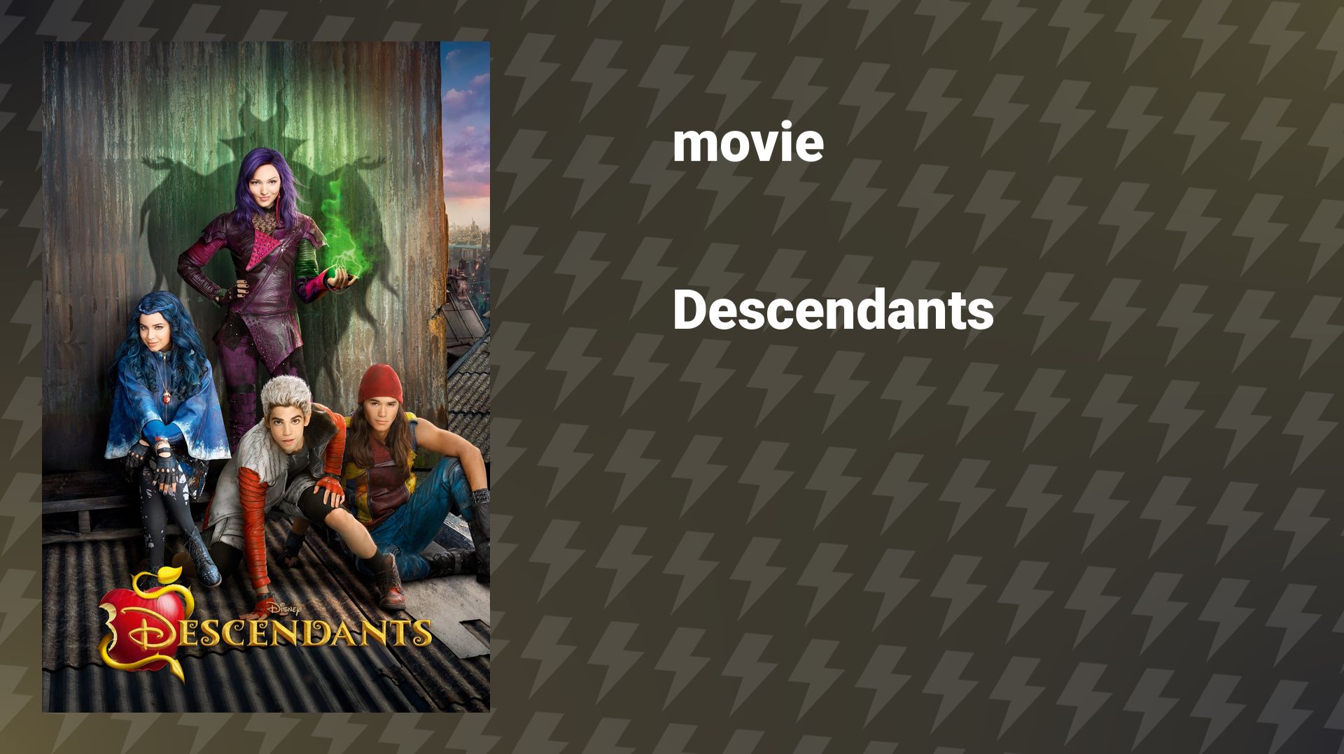 Descendants (movie, 2015) смотреть онлайн