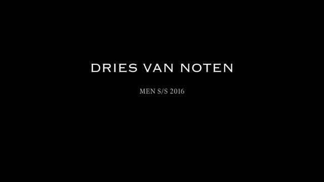 Показ мужской коллекции Dries Van Noten 093 весна-лето 2016 (без звука)