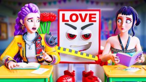 ЛАВ ЛАВ САХУР В ШКОЛЕ! K-Pop Охотницы на Демонов Huntrix анимация