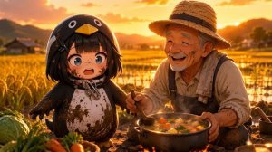 Девочка-пингвин и Старый Добрый Фермер 🍲 | Уютная Фермерская история, Которая согреет Ваше Сердце