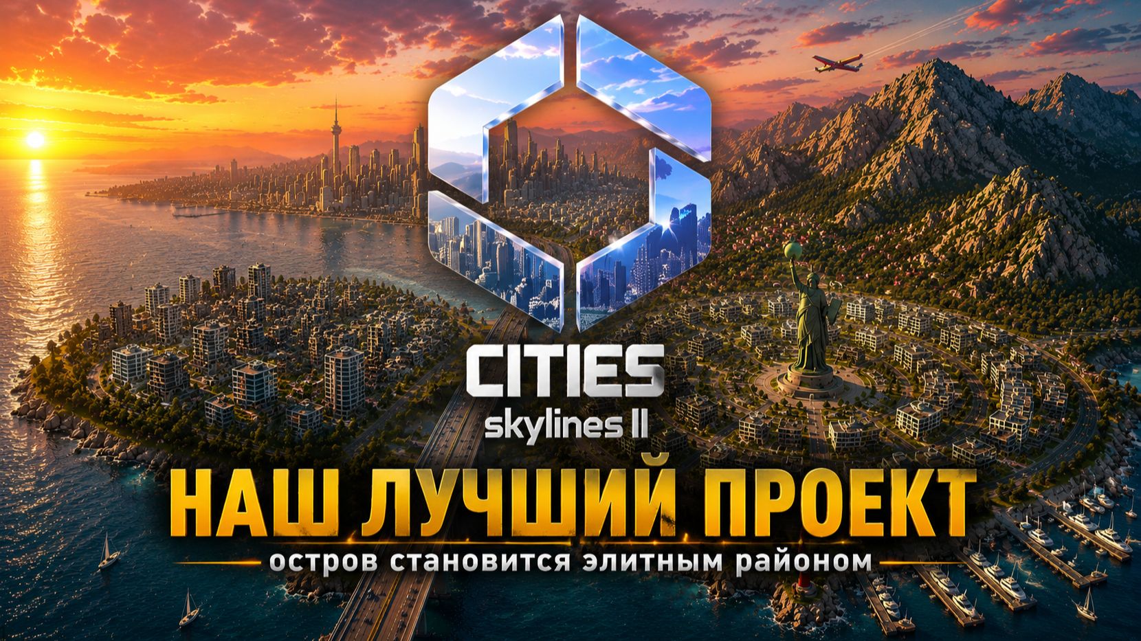 Остров наконец обретает свой настоящий облик | Bridges & Ports DLC | Cities Skylines 2