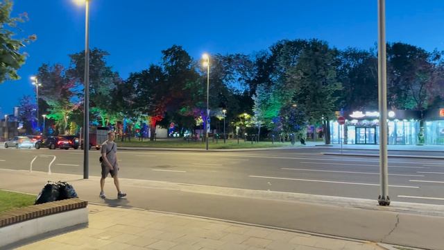 Прогулка по Москве в полночь и это было как сон ✨ Нереальная атмосфера смотреть онлайн