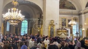 Прощание с актрисой Людмилой Чурсиной в Санкт-Петербурге