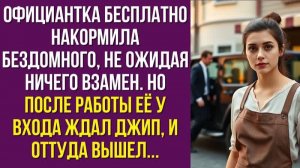 Официантка бесплатно накормила бездомного, не ожидая ничего взамен. Но после работы её у входа ждал