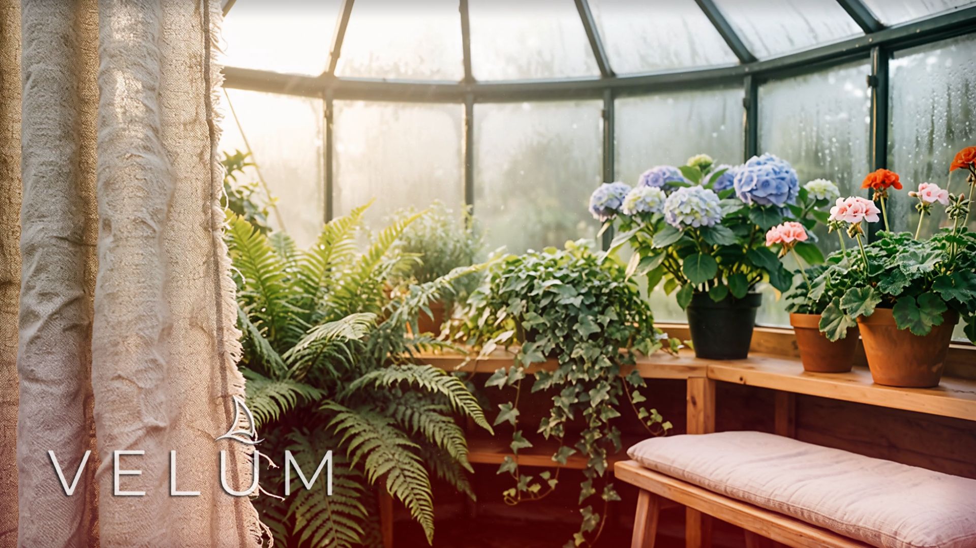 Уютная теплица под дождем 🌿🌧️ | 1 час музыки для глубокого фокуса и отдыха