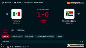 МЕКСИКА - ЮАР ЧМ2026 придурок смотрит