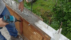 Маленькие хитрости при заливке бетона.