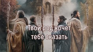 Твой род хочет тебе сказать