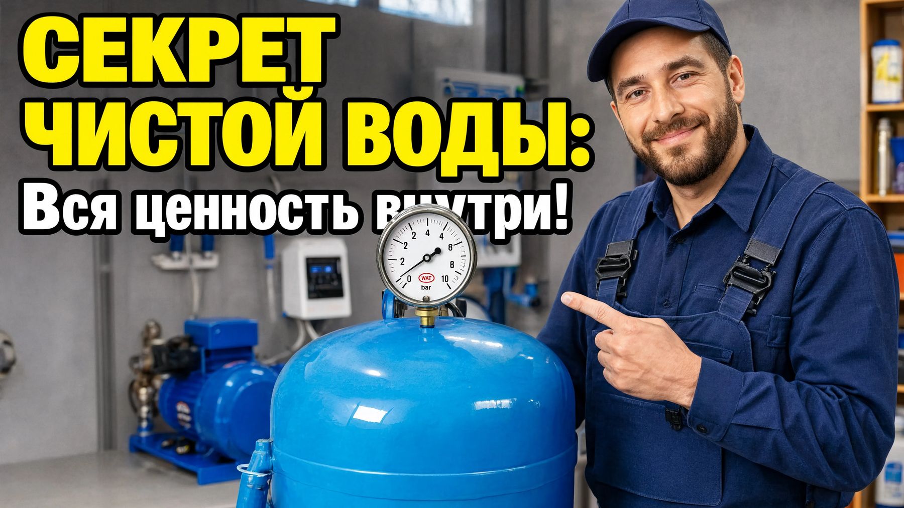 СРОЧНАЯ ЗАМЕНА ГИДРОАККУМУЛЯТОРА Почему скважина перестала работать смотреть онлайн