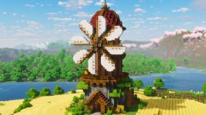 МАЙНКРАФТ Как построить ветряную мельницу - Minecraft новые видео