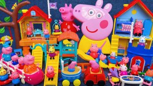 Игровой набор «Домик на дереве и игровая площадка Свинки Пеппы». Распаковка и Обзор ярких игрушек!