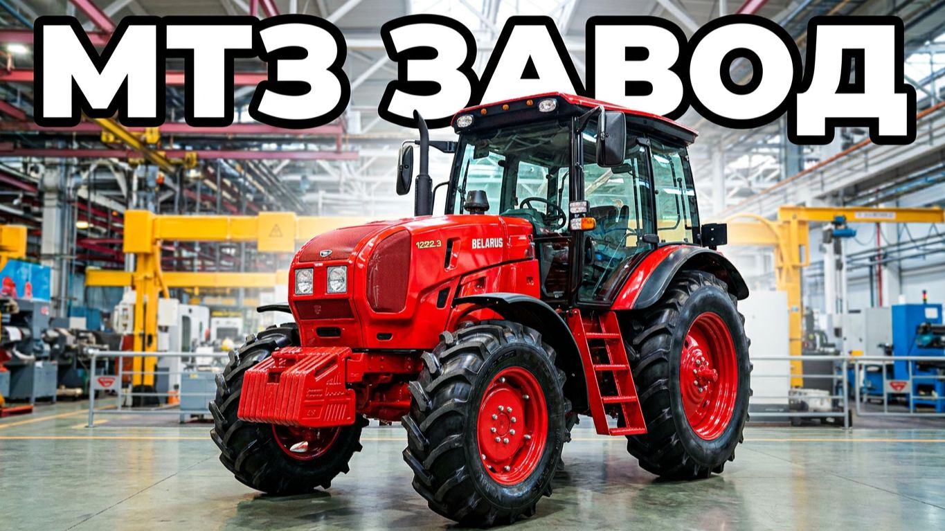 МТЗ ЗАВОД: Как делают трактора | Экскурсия на Минский тракторный завод