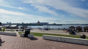 Прогулка и поездка на электросамокате по берегу Волги в Нижнем Новгороде