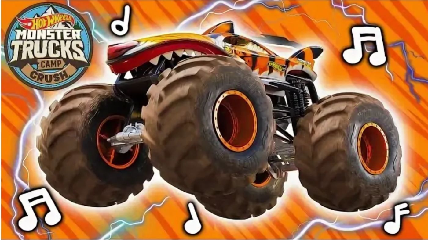 Fear The Frenzy | Tiger Shark | Hot Wheels Monster Trucks Music Video