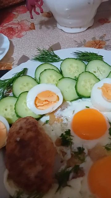 Такой простой и сытный ужин.