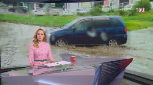 Сильные ливни добавили работы коммунальщикам в Хабаровске и Краснодаре