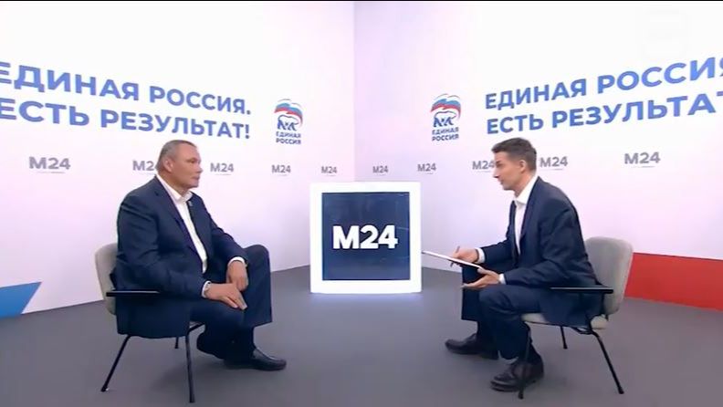 Программа «Интервью»: Петр Толстой – о Народной программе «Единой России». Москва24