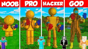 ИГРОВ из Poppy Playtime - БИТВА СТРОИТЕЛЕЙ! Noob vs Pro vs Hacker vs God - Minecraft Анимация!