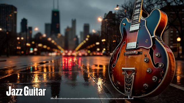 Night Drive Jazz Guitar – 2 Hours of Smooth Urban Funk to Unwind After Work