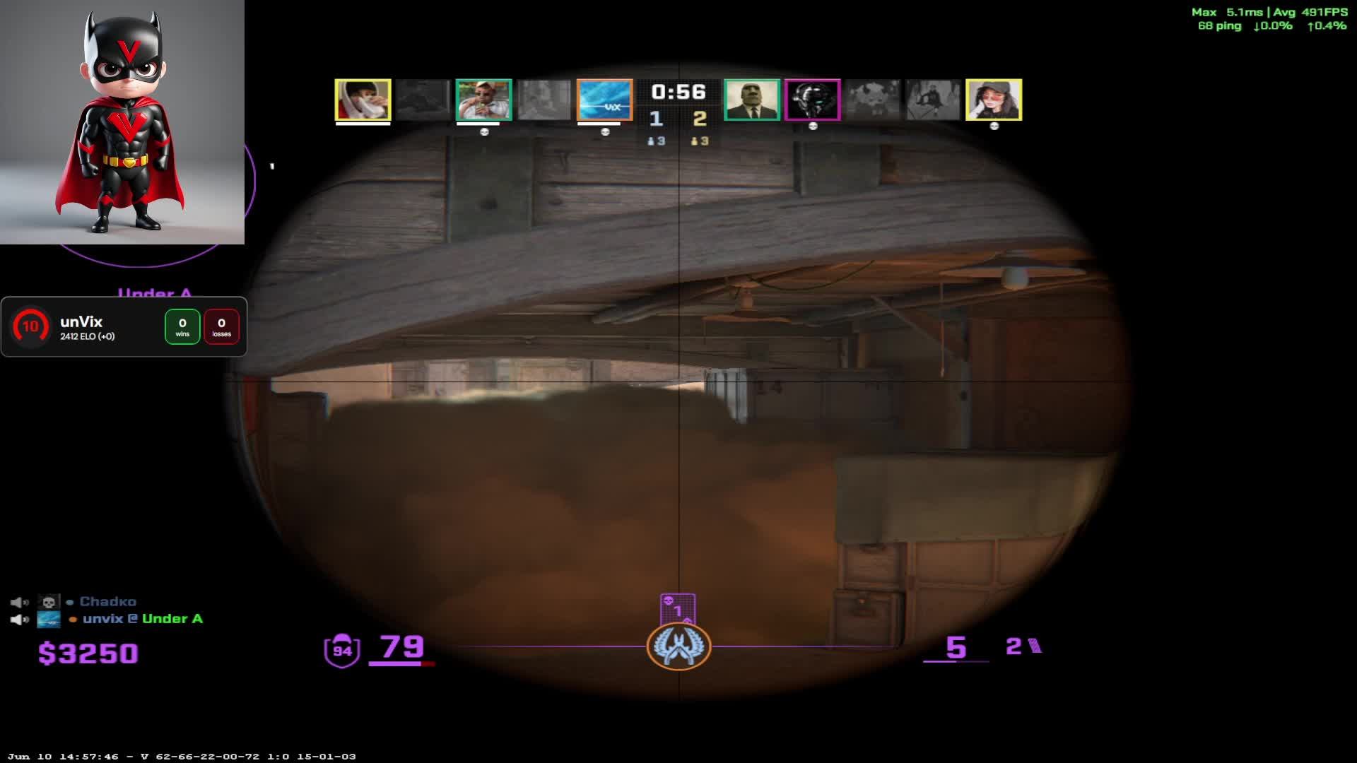 CS2 35lvl faceit кска смотреть онлайн